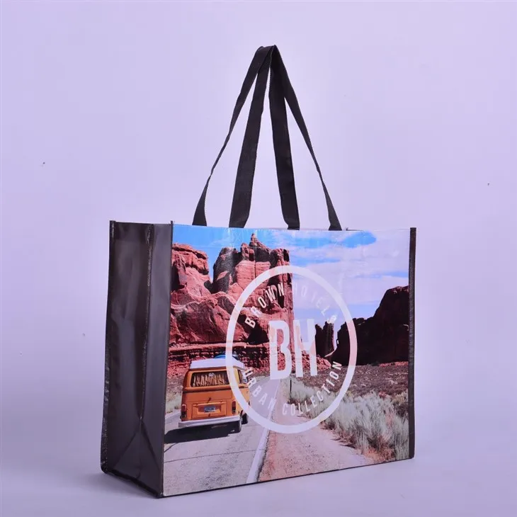 ब्रांडेड गैर बुना किराना बैग