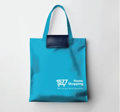 पॉलिएस्टर पुन: प्रयोज्य किराना बैग